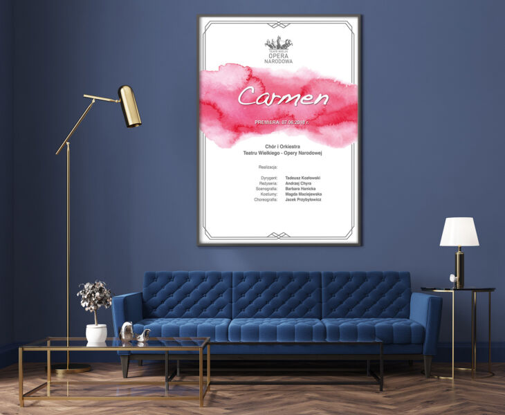 Zdjęcie plakatu sztuki Carmen